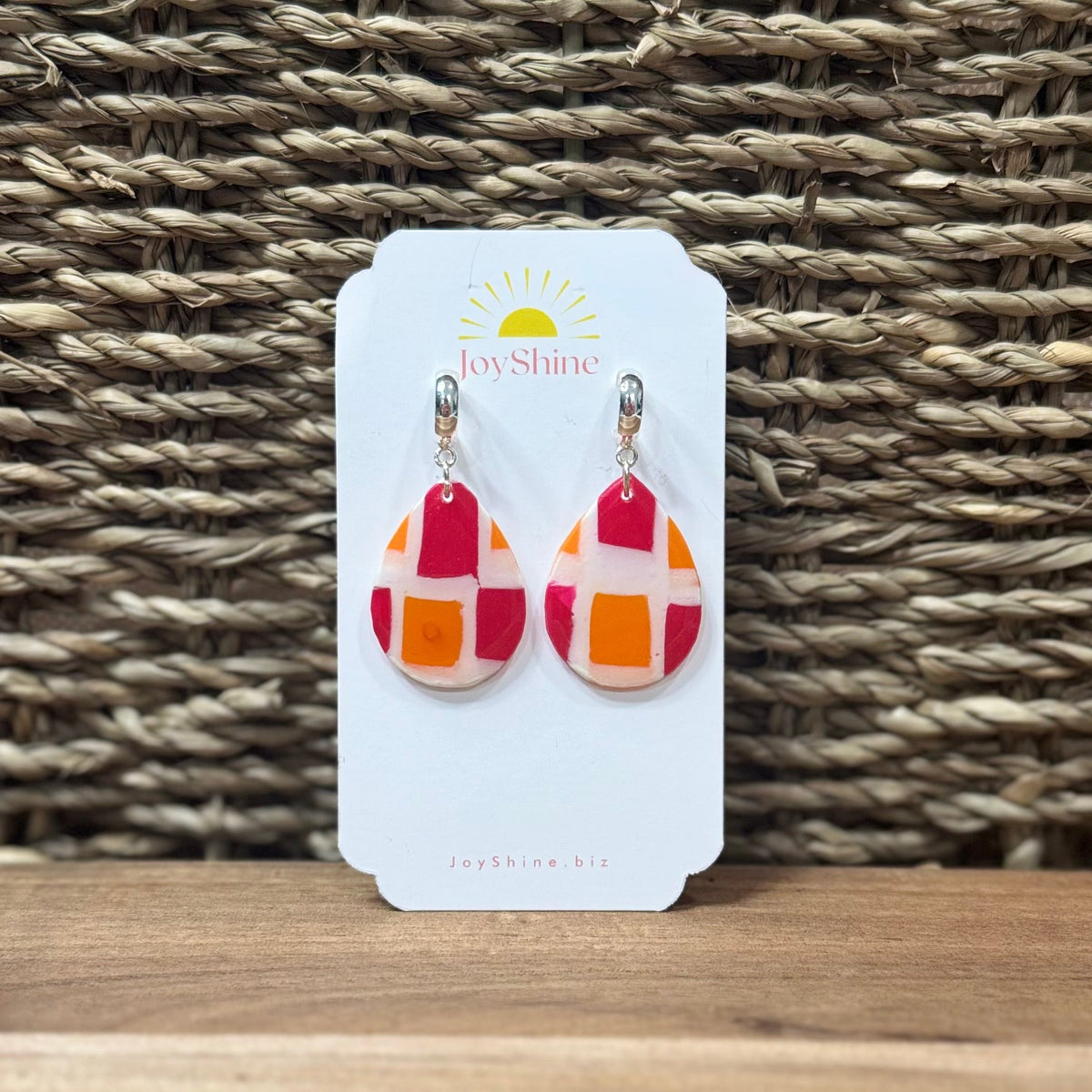 Citrus Glow Earrings | Handmade Polymer Clay Earrings | JoyShine