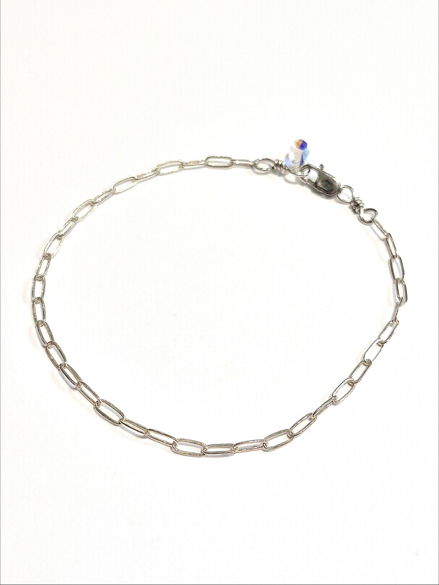 Paperclip Chain Necklace and Bracelet