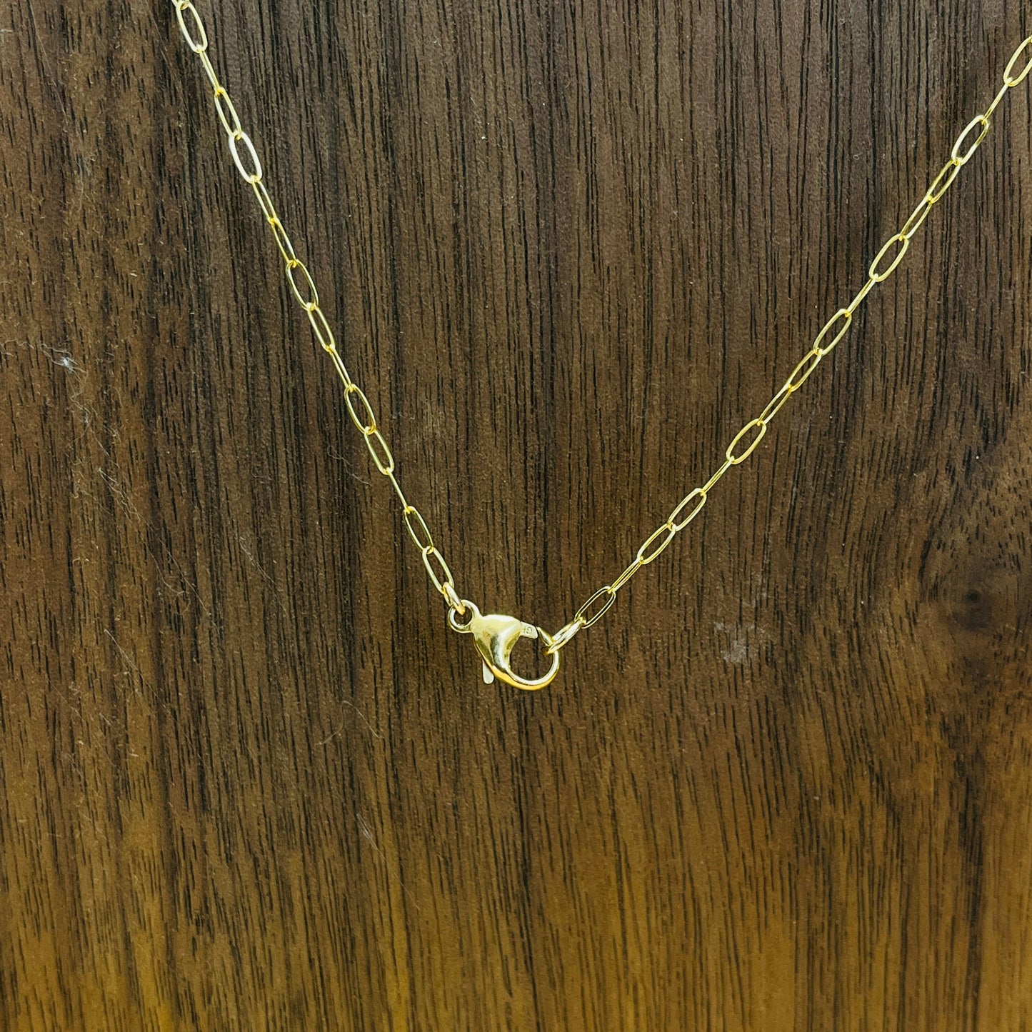 BABY PAPER CLIP CHOKER NECKLACE