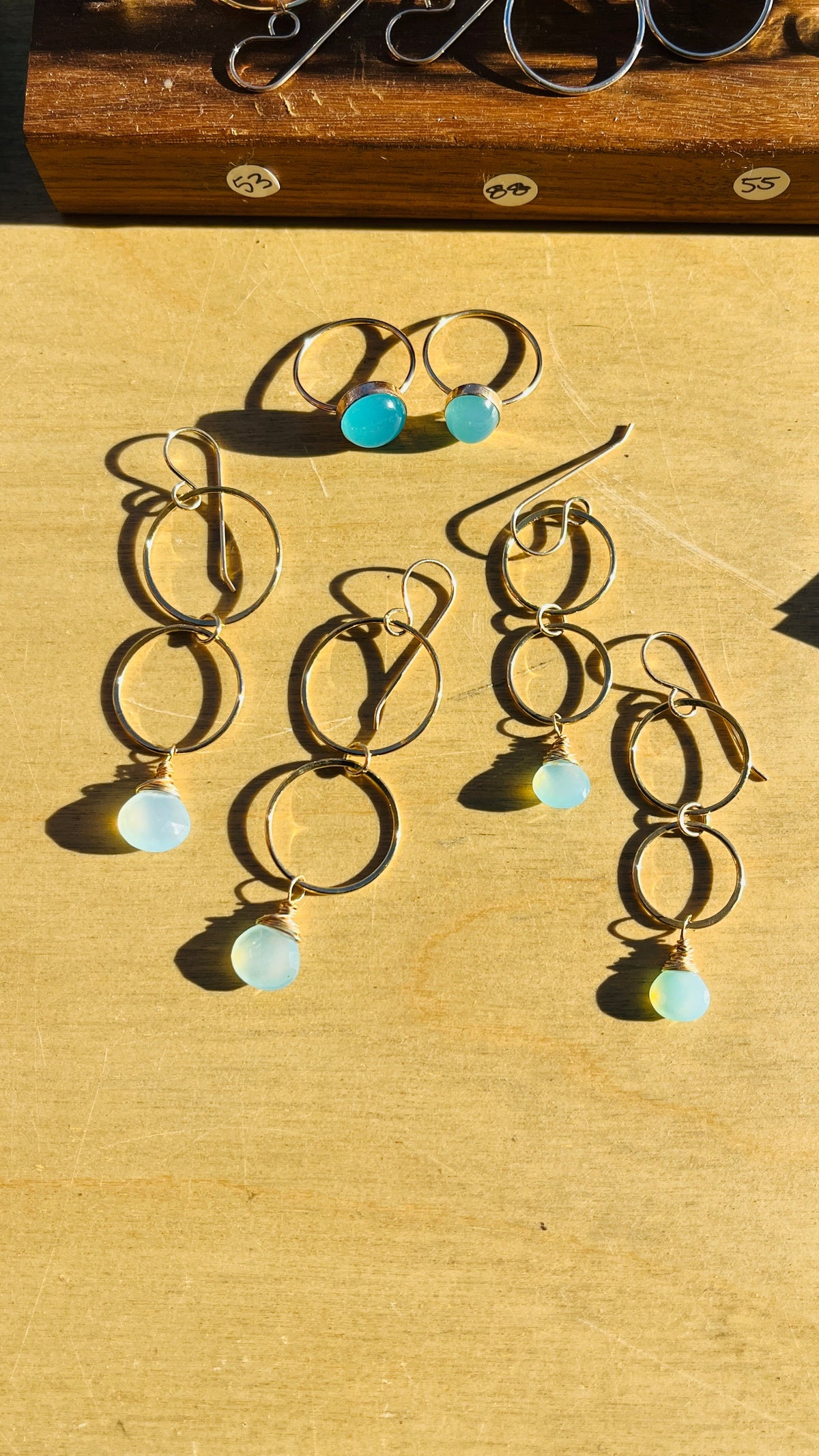SAL CHALCEDONY EARRINGS