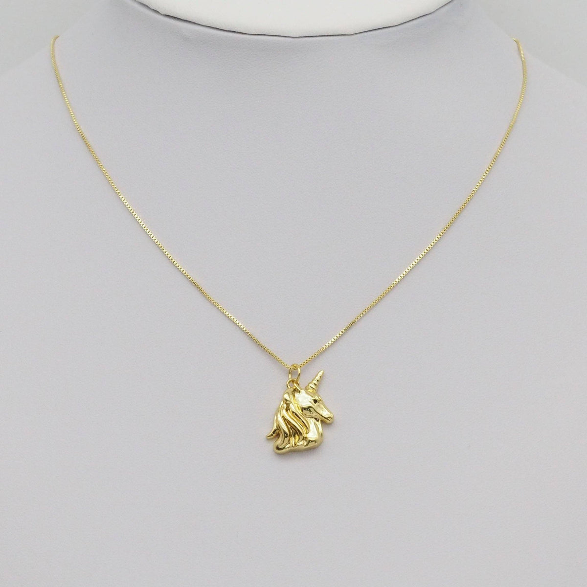 Gold Unicorn Charm, Sku#Y877