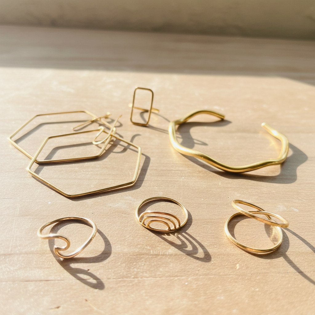 14K Gold filled OPEN RECTANGLE RING