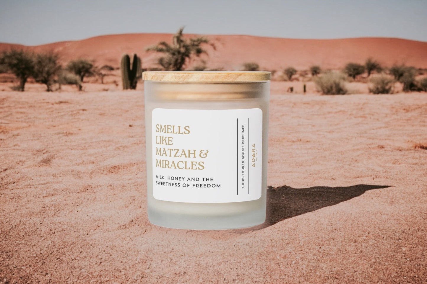 Smells Like Matzah & Miracles - Milk, Honey, And The Sweetness of Freedom Scented Candle Adara Rituals