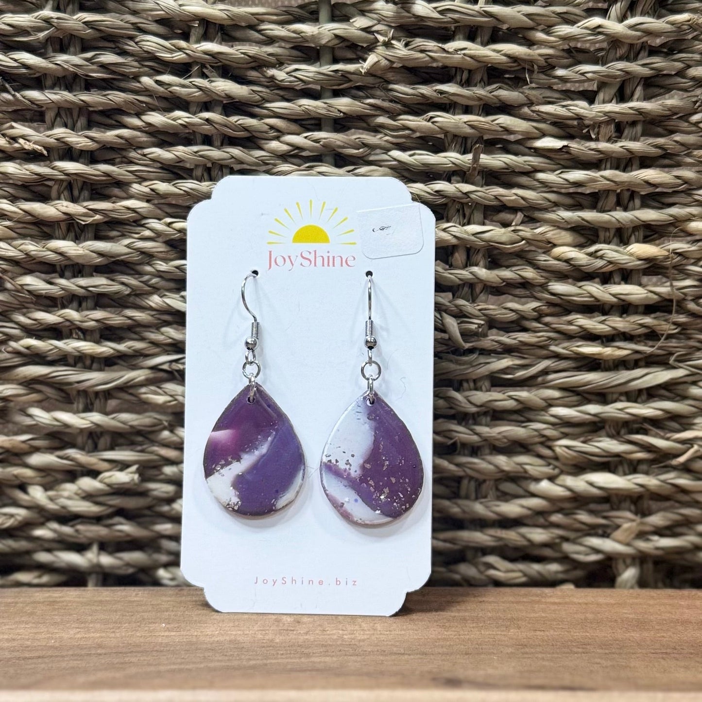 Lavender Haze Earrings | Handmade Polymer Clay Jewelry | JoyShine