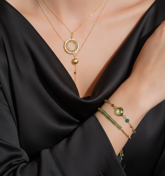Peridot Adjustable Stacking BraceletOur super simple bracelets are the ultimate arm candy and completely adjustable to fit anyone. Gorgeous alone or stacked. We've got plenty of options to create a uniBraceletsPARKEN JEWELRYVettedArcPeridot Adjustable Stacking Bracelet