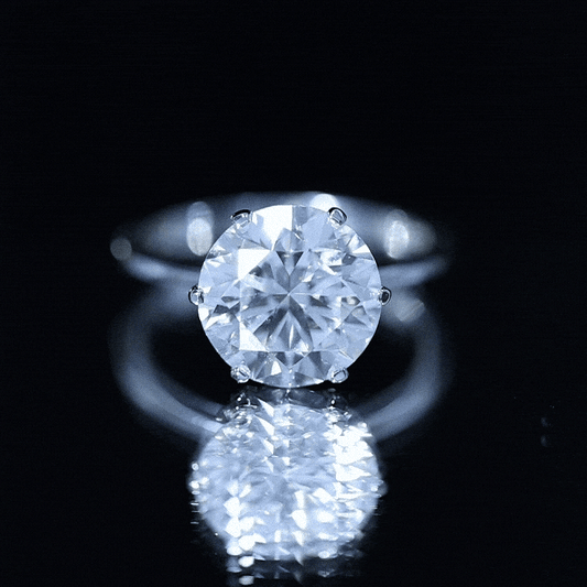 3 Carat IGI Certified Lab Grown Diamond Round Engagement Ring
