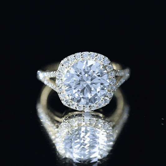 5 Carat Lab Grown Big Diamond Engagement Ring with IGI Certificate