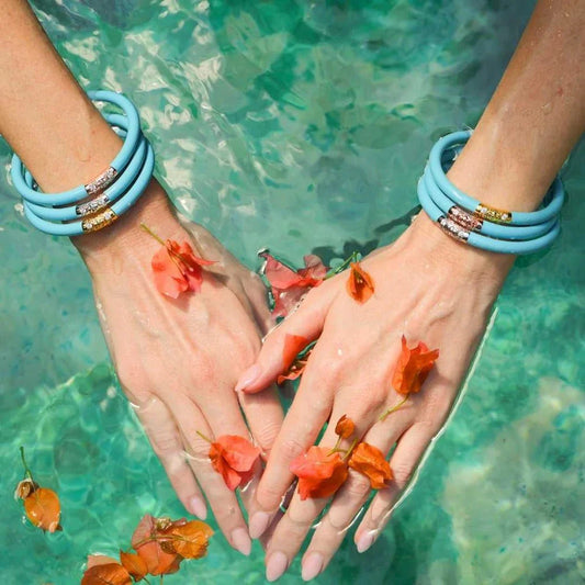 Budhagirl Three Kings All Weather Bangles® (AWB®) - Turquoise