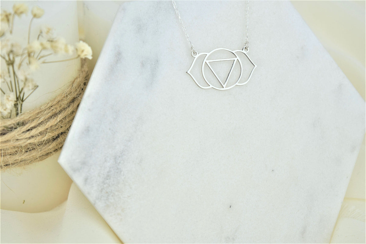 Awaken Your Intuition Necklace | Handmade Third Eye Chakra Jewelry with Ajna Symbol
