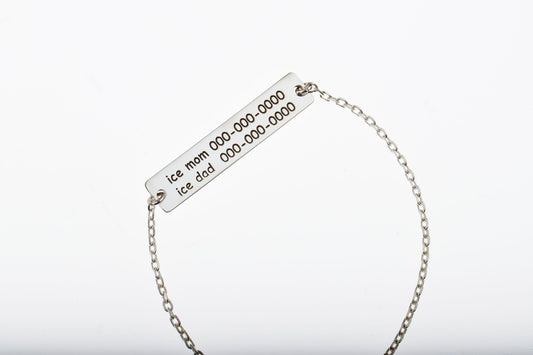 SilverGoldandRose Personalized Medical ID Bracelet | Diabetes, Autism & Allergy Alert Jewelry for Safety & Peace of Mind