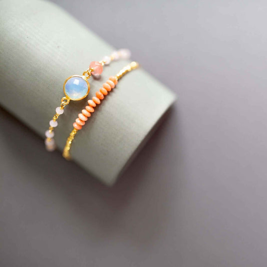 Opal Quartz Adjustable Gemstone BraceletThe ultimate arm candy and completely adjustable to fit anyone. Made with sparkling bezel gemstones and tiny stone accents.
Gorgeous alone or stacked. We've got plenBraceletsPARKEN JEWELRYVettedArcOpal Quartz