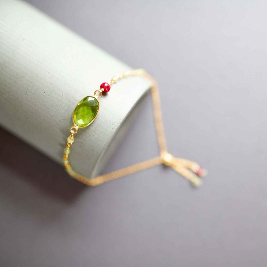 Bracelet Set: Peridot Quartz & Red JadeOur easy stacking bracelet sets are completely adjustable so they fit everyone. Made with sparkling bezel gemstones and tiny stone accents. This bright combo is madeBracelet SetPARKEN JEWELRYVettedArcBracelet Set