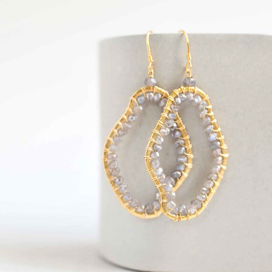 Labradorite Freestyle EarringsThe unique shapes in our Freestyle collection make these earrings one-of-a-kind.
- Ruby quartz gemstones- 2.5" long- French hooks
- 14k gold plated .925 fine ItalianEarringsPARKEN JEWELRYVettedArcLabradorite Freestyle Earrings