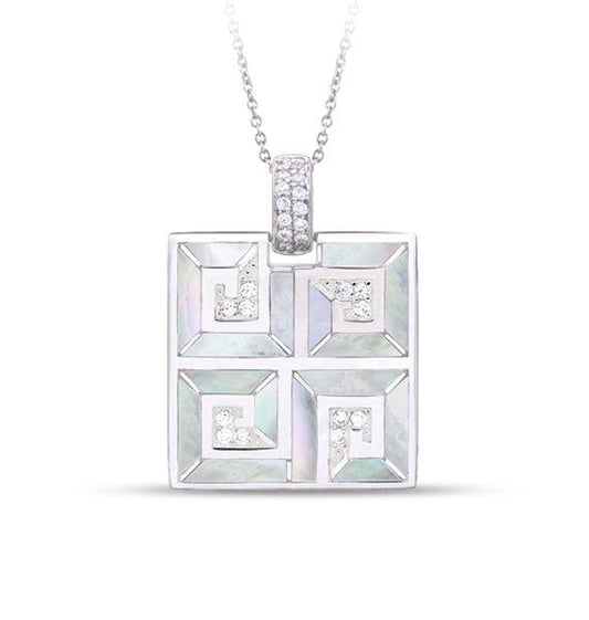 Greek Key Pendant