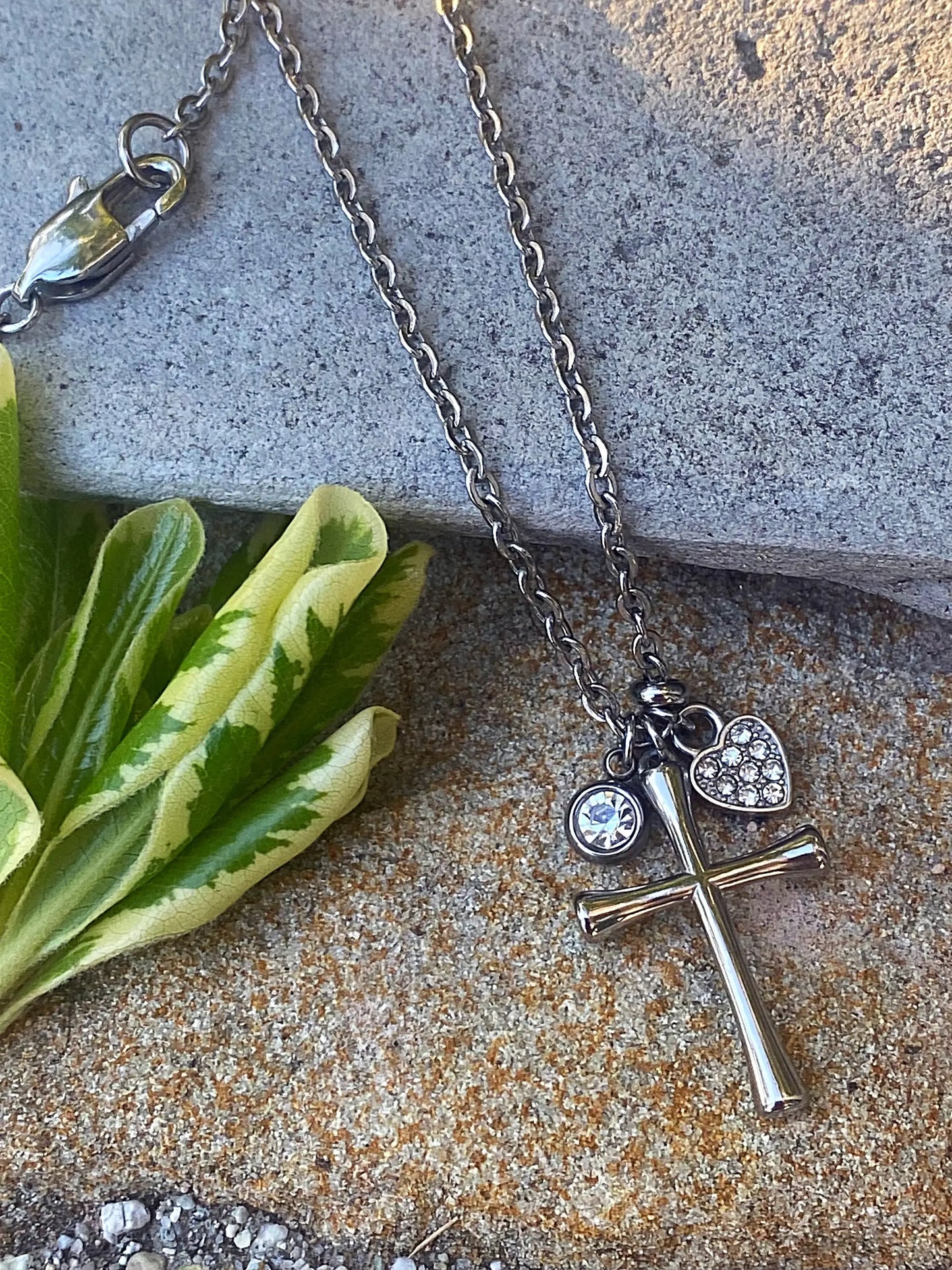 DAINTY CROSS NECKLACE Bellaforma Jewelry