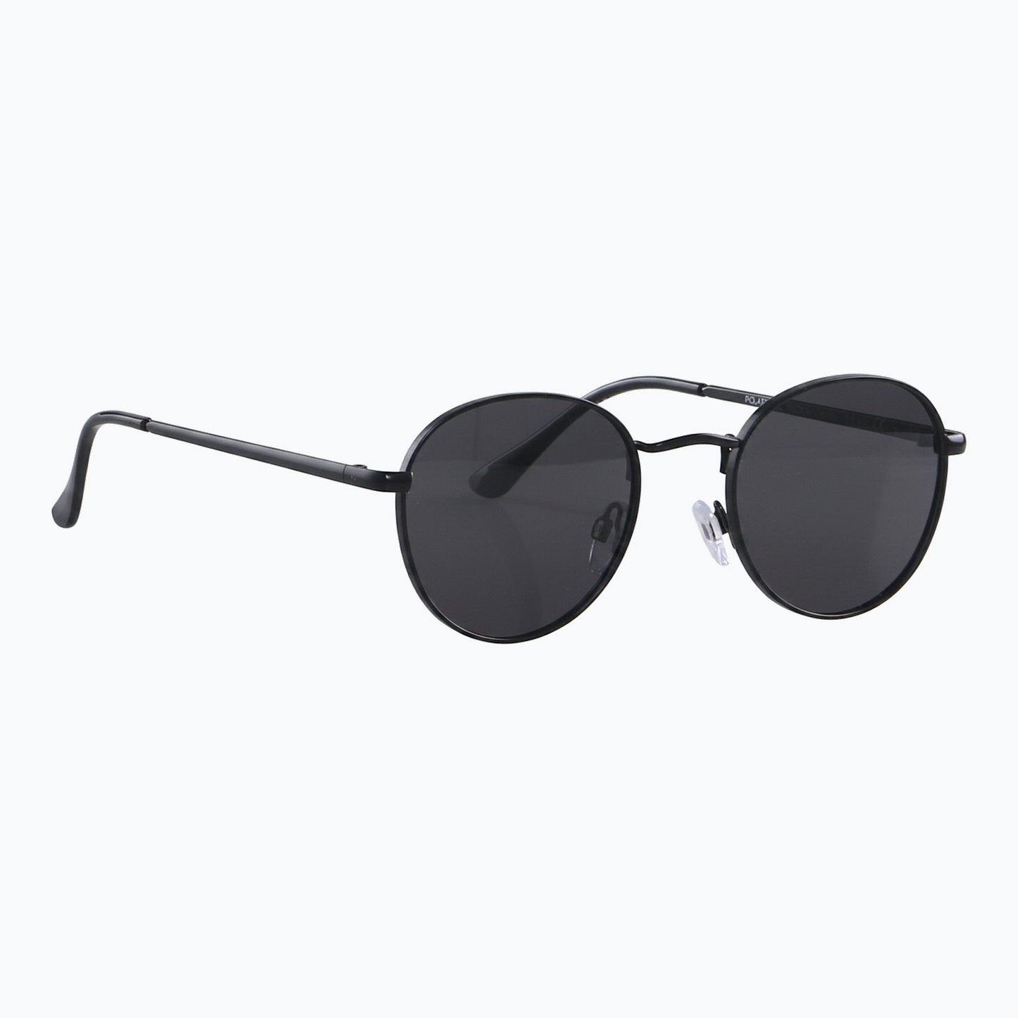Raven Round Metal Sunglasses Black Frame For Everyday Wear Jaxy Eyewear
