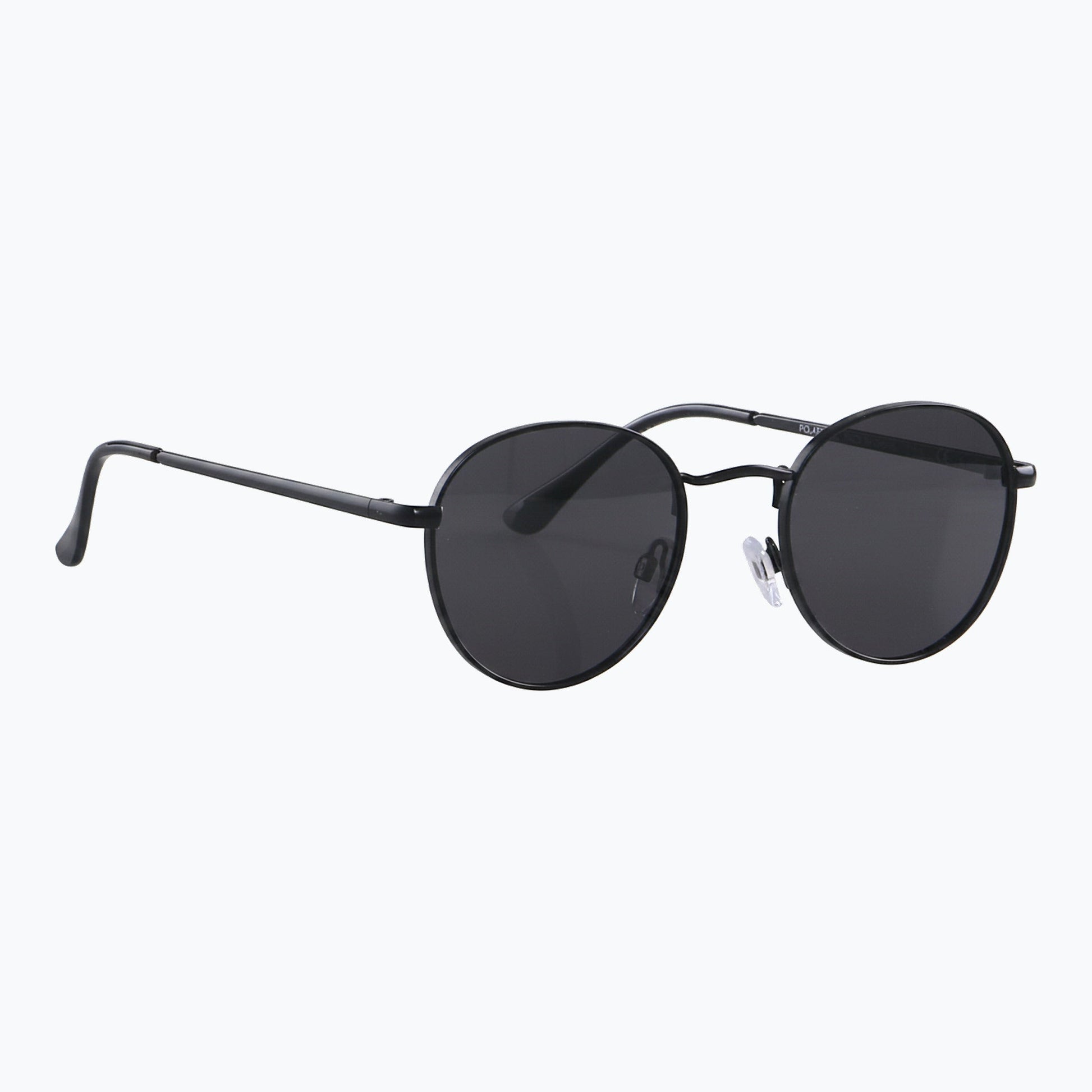 Raven Round Metal Sunglasses Black Frame For Everyday Wear Jaxy Eyewear