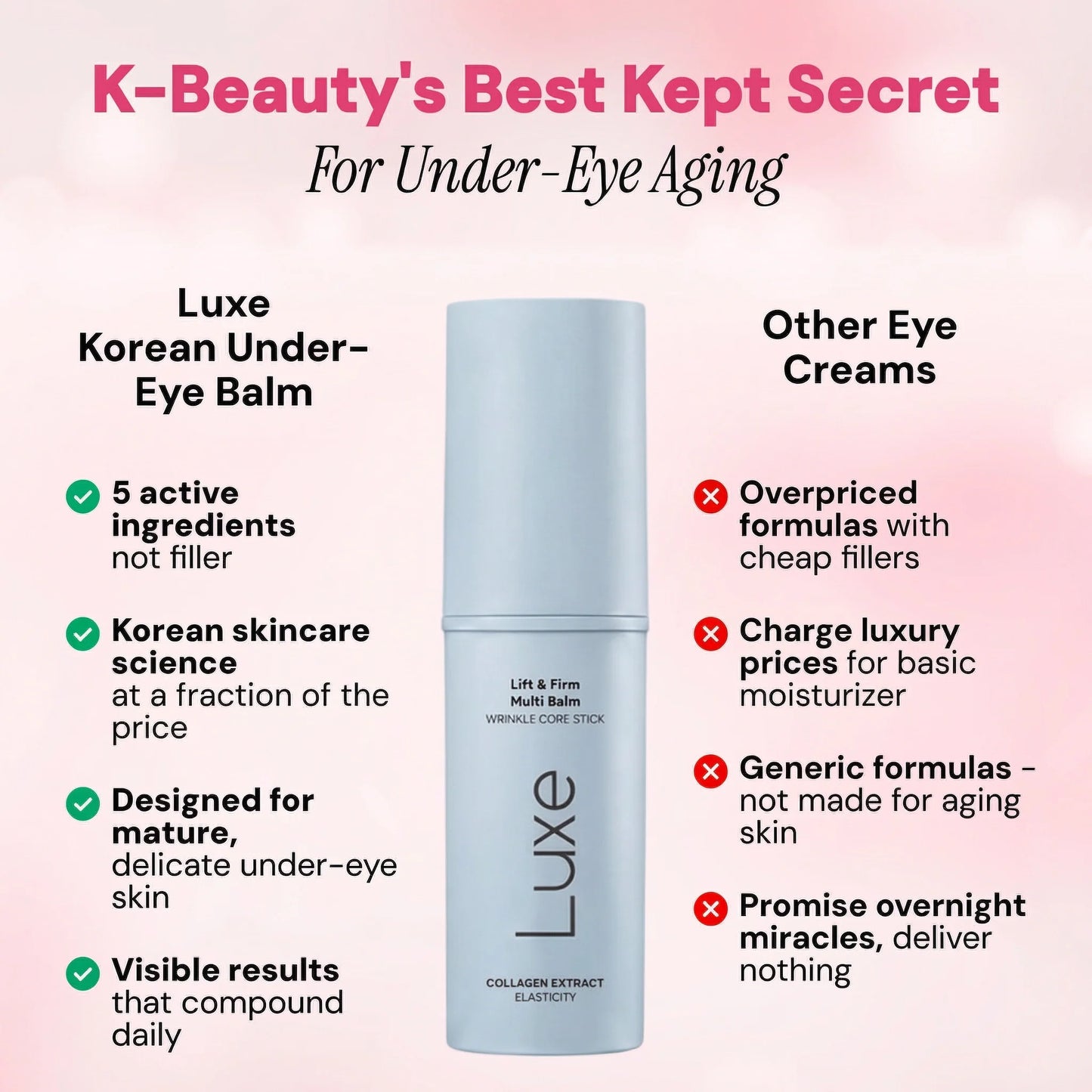 Luxe - Korean Under-Eye Balm Luxe Cosmetics US