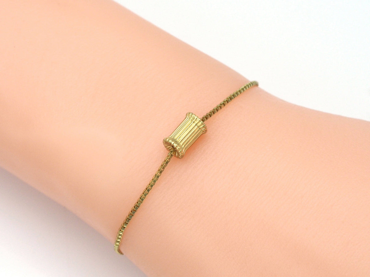 GoldTube Spacer Beads, Sku#Y730