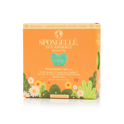 Butterfly | Eco Animals Kids Buffer Spongellé