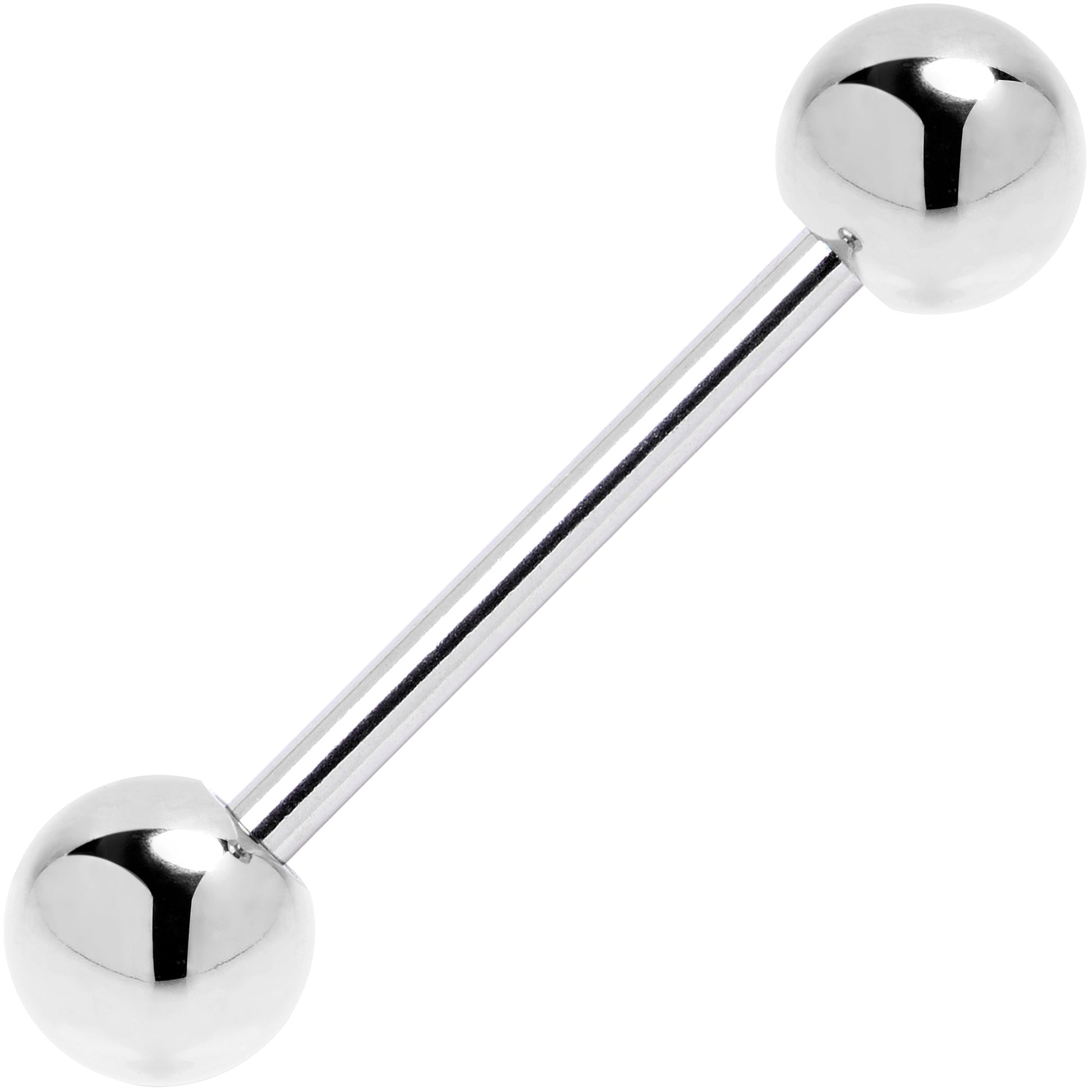 14G Stainless Steel Barbell Tongue Ring 5/8 6mm BodyCandy