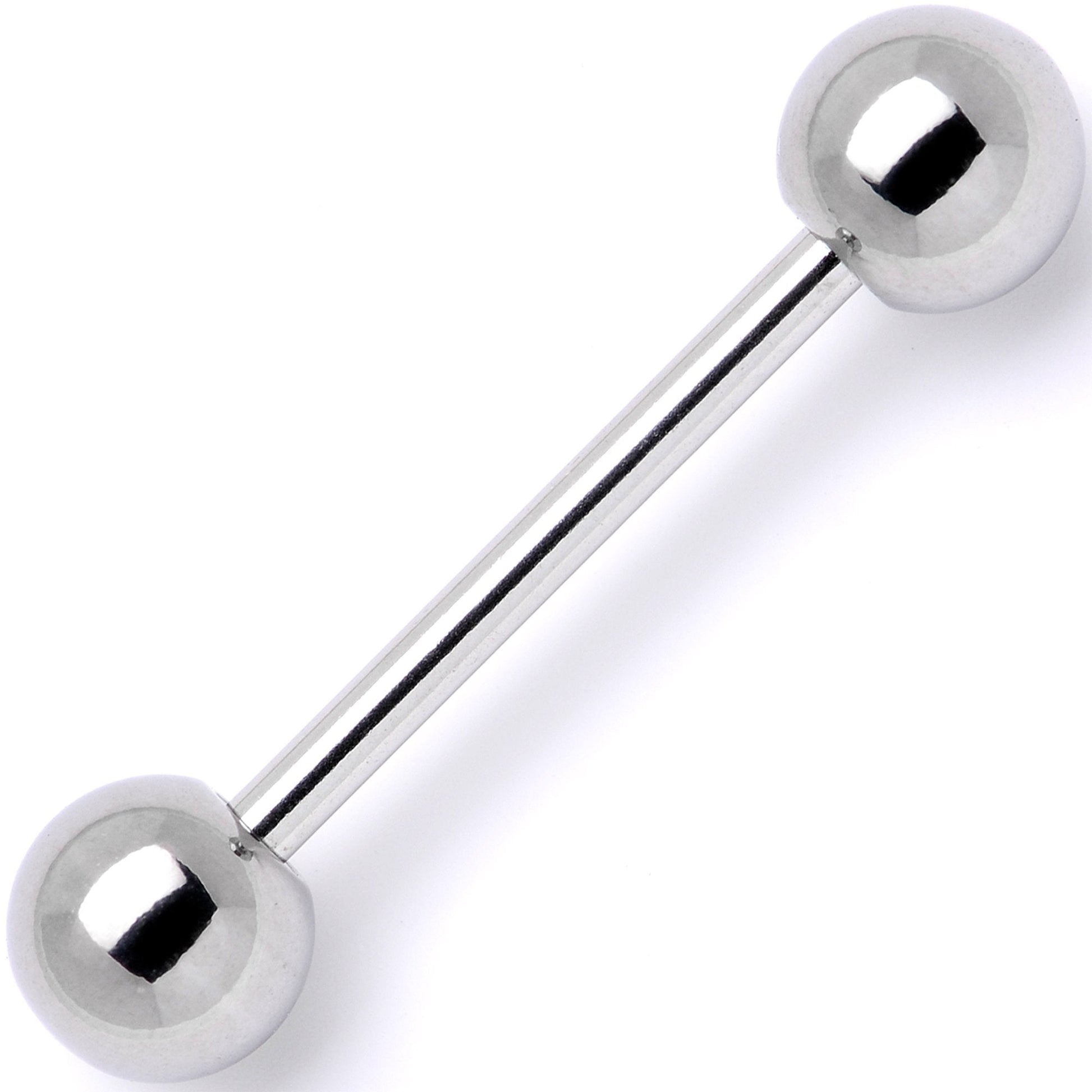 14G Stainless Steel Barbell Tongue Ring 5/8 6mm BodyCandy