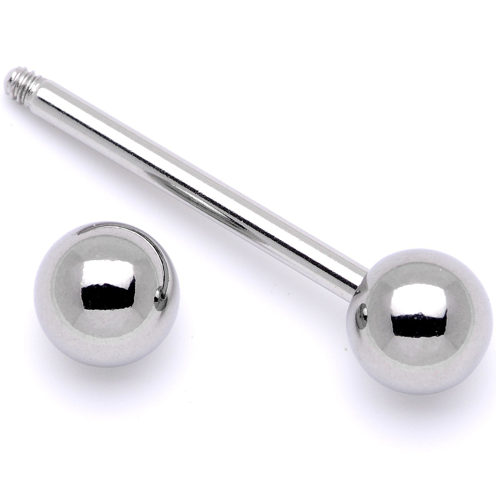 14G Stainless Steel Barbell Tongue Ring 5/8 6mm BodyCandy