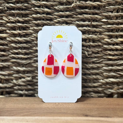 Citrus Glow Earrings | Handmade Polymer Clay Earrings | JoyShine