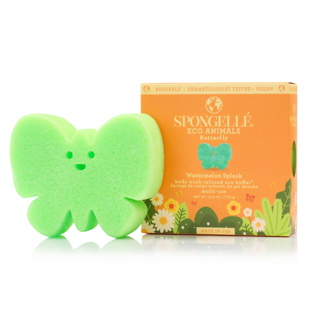 Butterfly | Eco Animals Kids Buffer Spongellé