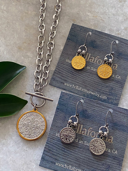 RELIC COIN EARRINGS
