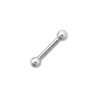 10G Stainless Straight Steel Barbell 1/2 5mm BodyCandy