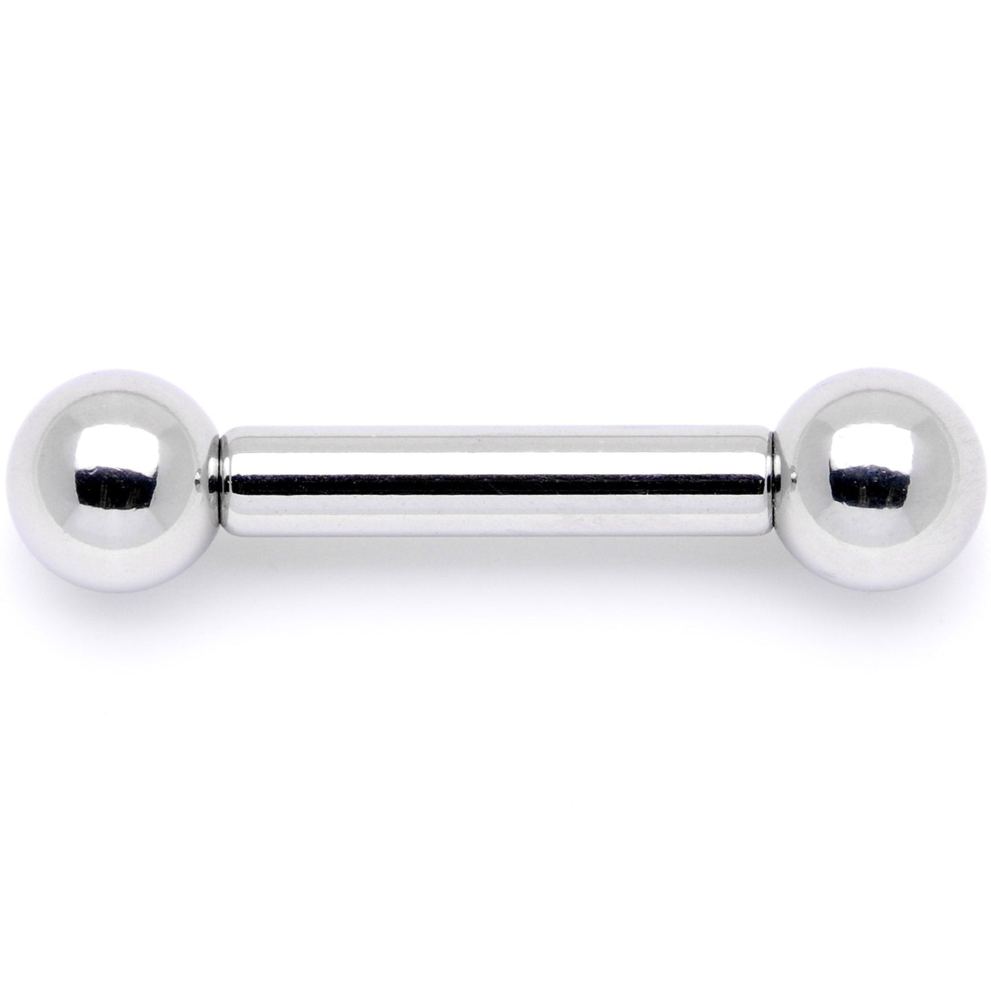 10G Stainless Straight Steel Barbell 1/2 5mm BodyCandy