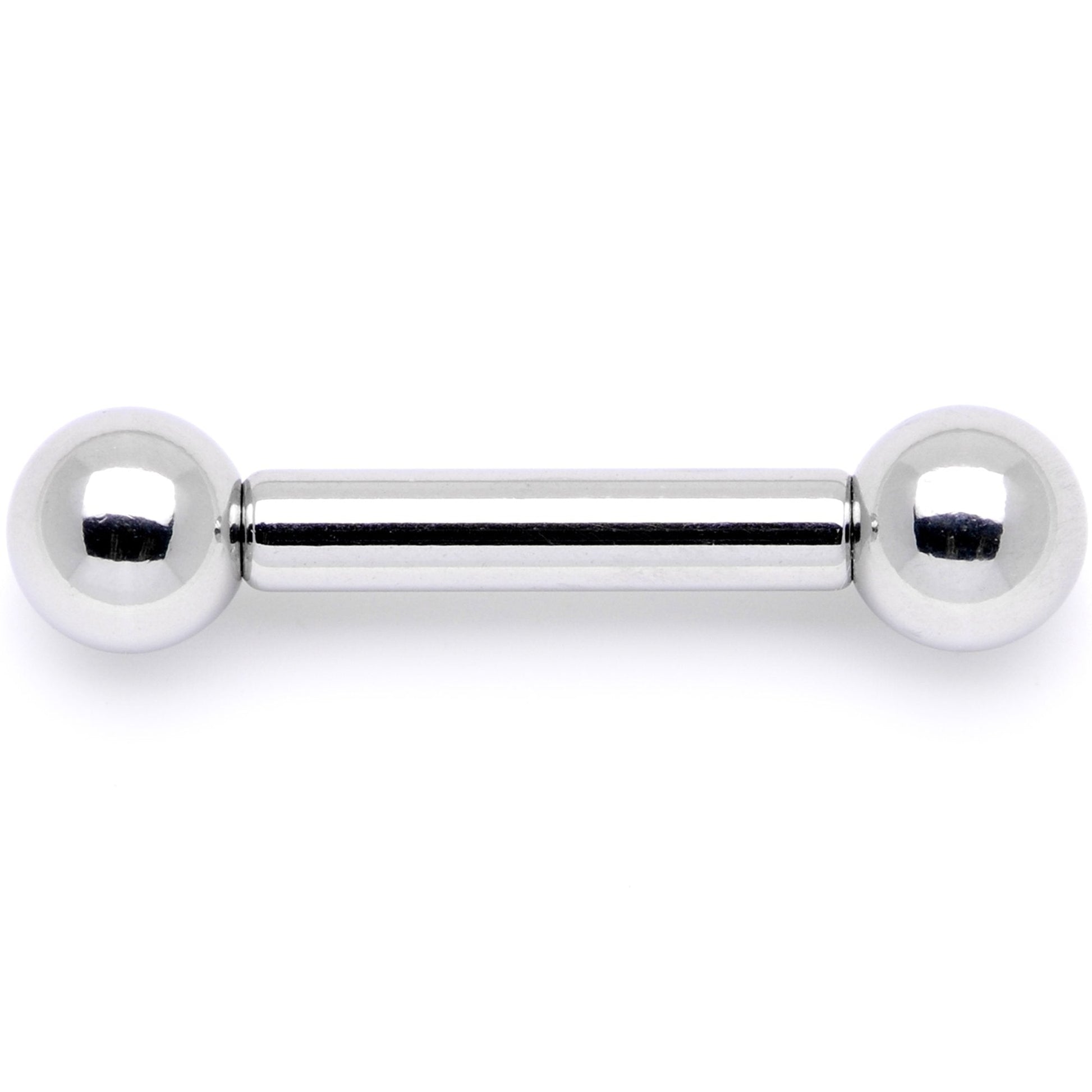 10G Stainless Straight Steel Barbell 1/2 5mm BodyCandy
