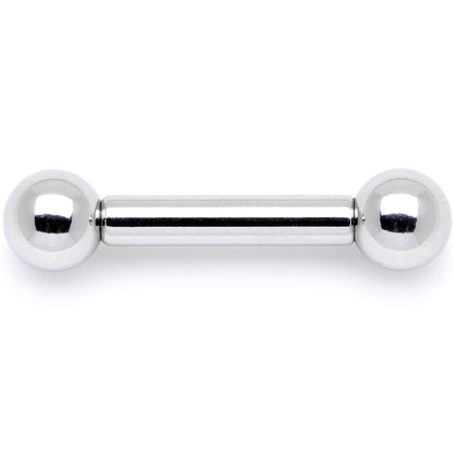 10G Stainless Straight Steel Barbell 1/2 5mm BodyCandy