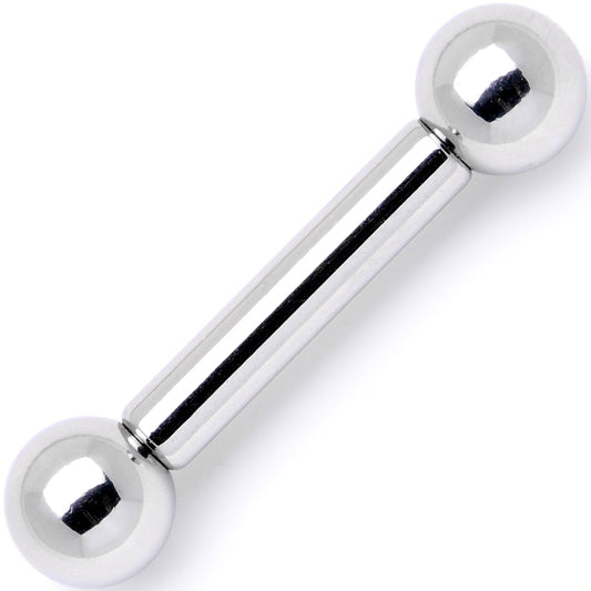 10G Stainless Straight Steel Barbell 1/2 5mm BodyCandy
