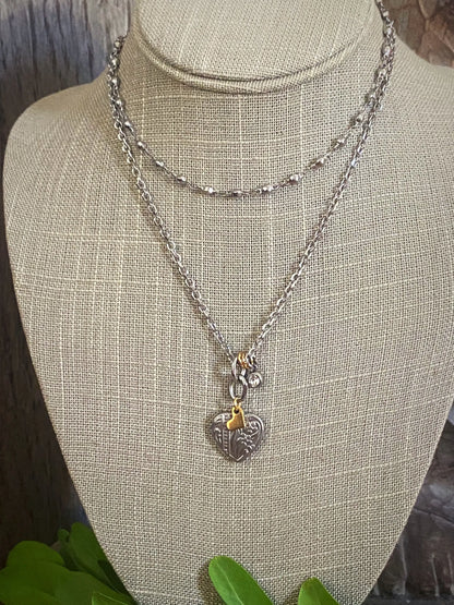 SPIRITED HEART NECKLACE Bellaforma Jewelry