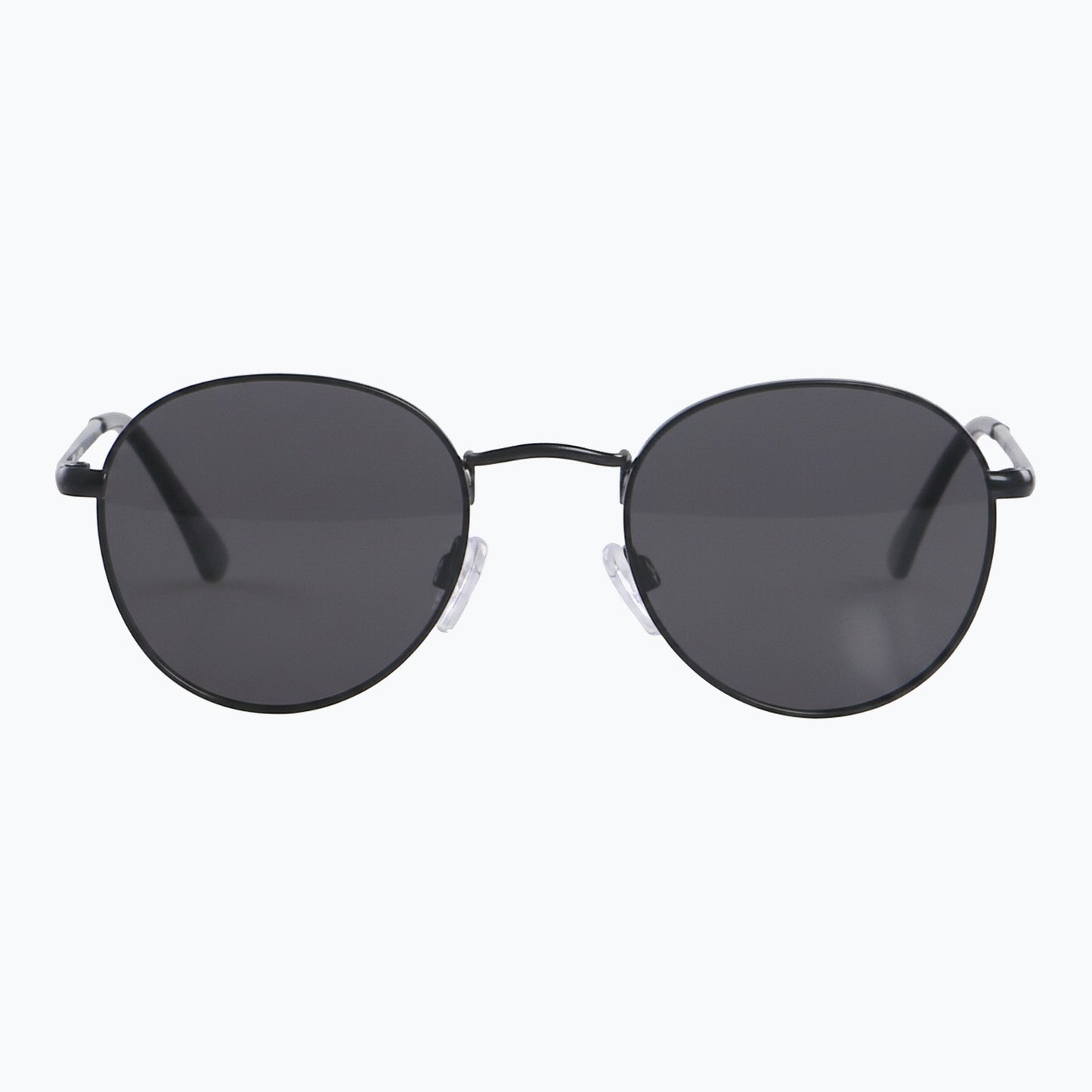 Raven Round Metal Sunglasses Black Frame For Everyday Wear Jaxy Eyewear