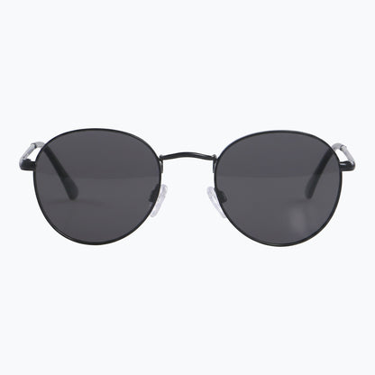 Raven Round Metal Sunglasses Black Frame For Everyday Wear Jaxy Eyewear