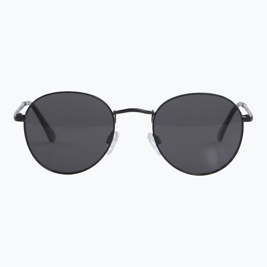 Raven Round Metal Sunglasses Black Frame For Everyday Wear Jaxy Eyewear