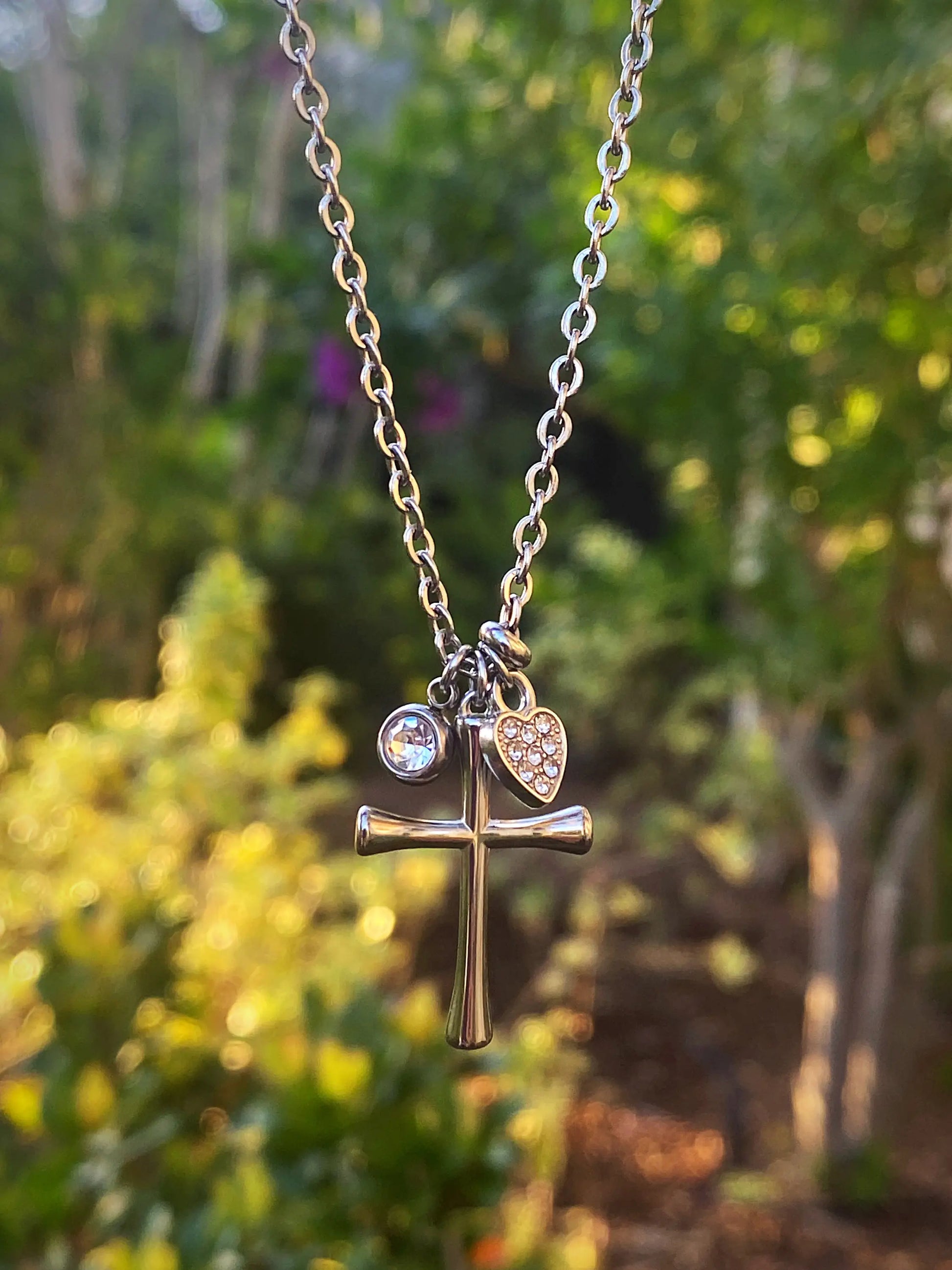 DAINTY CROSS NECKLACE Bellaforma Jewelry