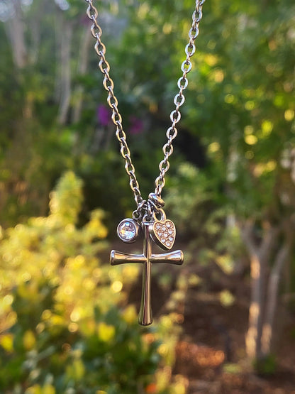 DAINTY CROSS NECKLACE Bellaforma Jewelry