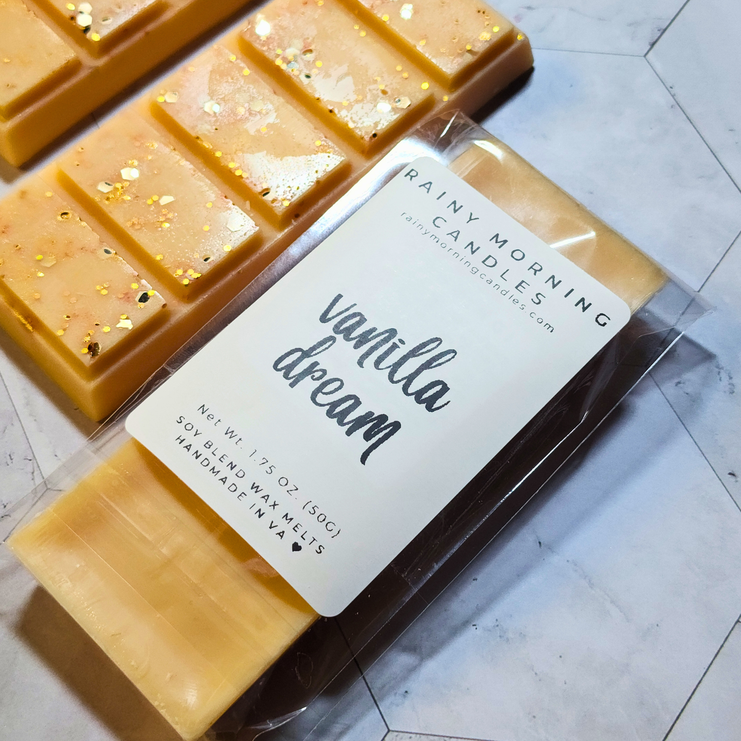 Vanilla Dream | Heavy Cream Inspired Wax Melts Rainy Morning Candles