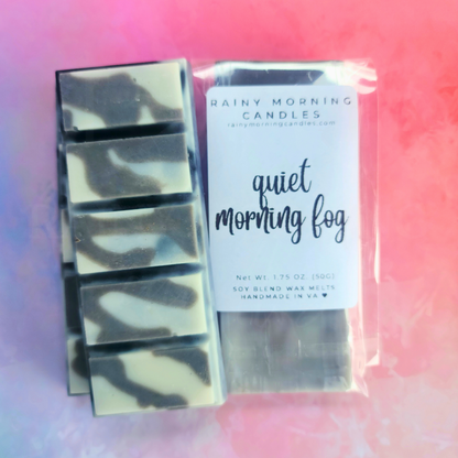 Quiet Morning Fog | Honey Lavender Tea | Wax Melts Rainy Morning Candles