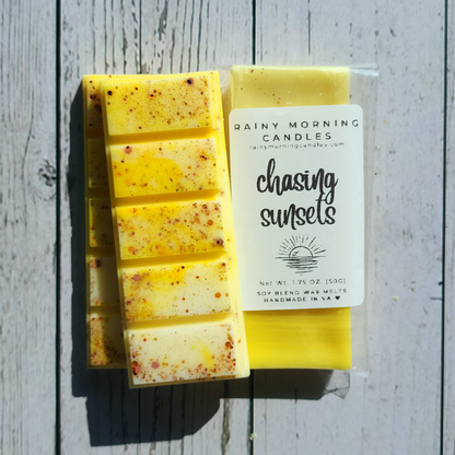 Chasing Sunsets | Wax Melts Rainy Morning Candles