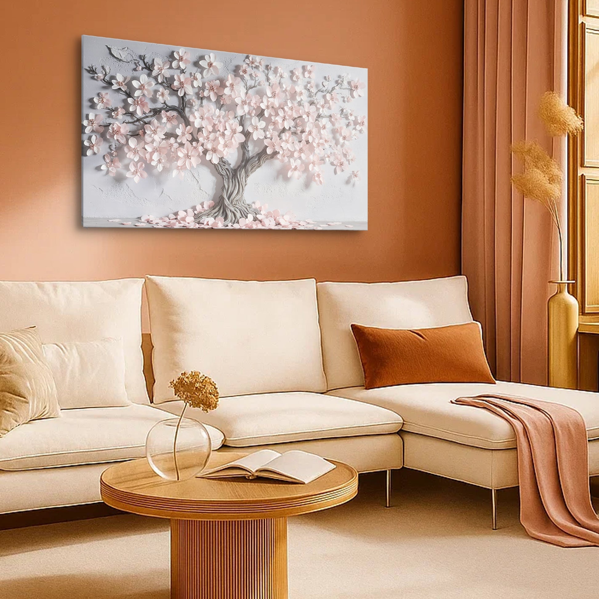 Pastel Blossom Awakening Wall Art Tailored Canvases