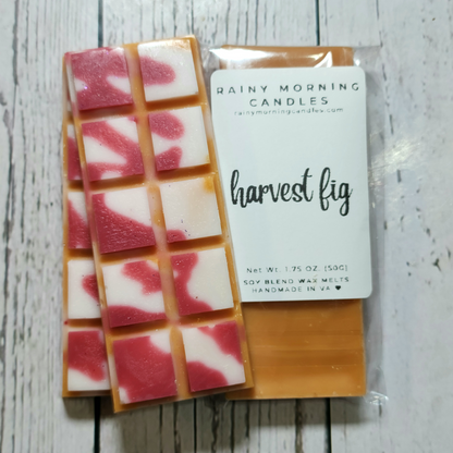 Harvest Fig | Fall Wax Melts Rainy Morning Candles