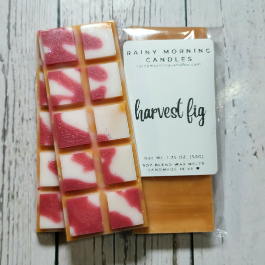 Harvest Fig | Fall Wax Melts Rainy Morning Candles