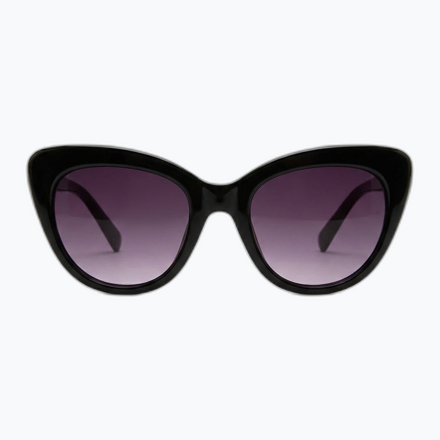 Mystique Cat Eye Sunglasses Oversized Gradient Lenses Vintage Glamour Black Jaxy Eyewear