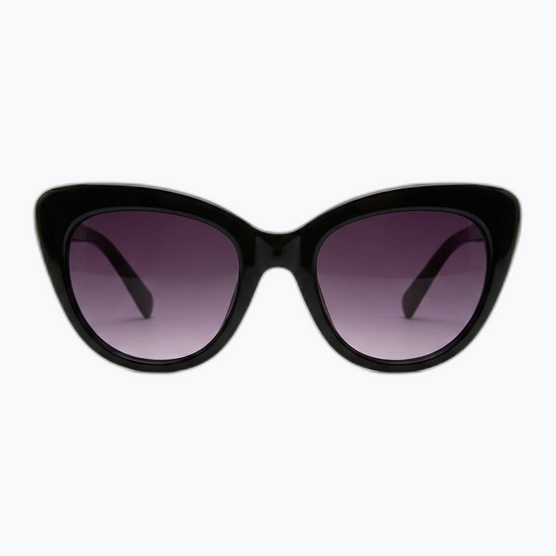 Mystique Cat Eye Sunglasses Oversized Gradient Lenses Vintage Glamour Black Jaxy Eyewear
