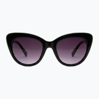 Mystique Cat Eye Sunglasses Oversized Gradient Lenses Vintage Glamour Black Jaxy Eyewear